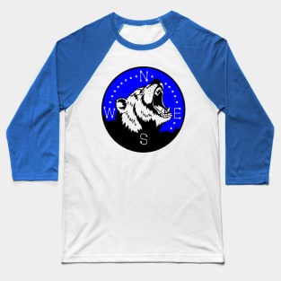 bear compass Baseball T-Shirt